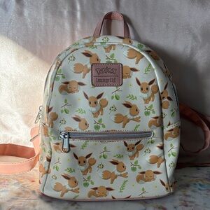 Loungefly Pokémon Eevee Cream and Brown Backpack